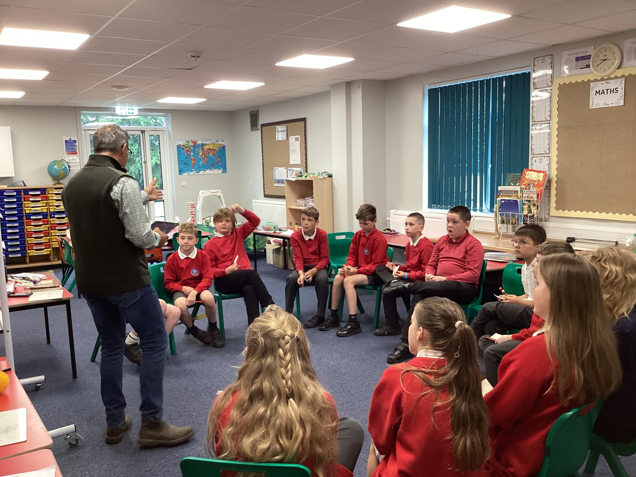 Image of Visit from our school chaplain.