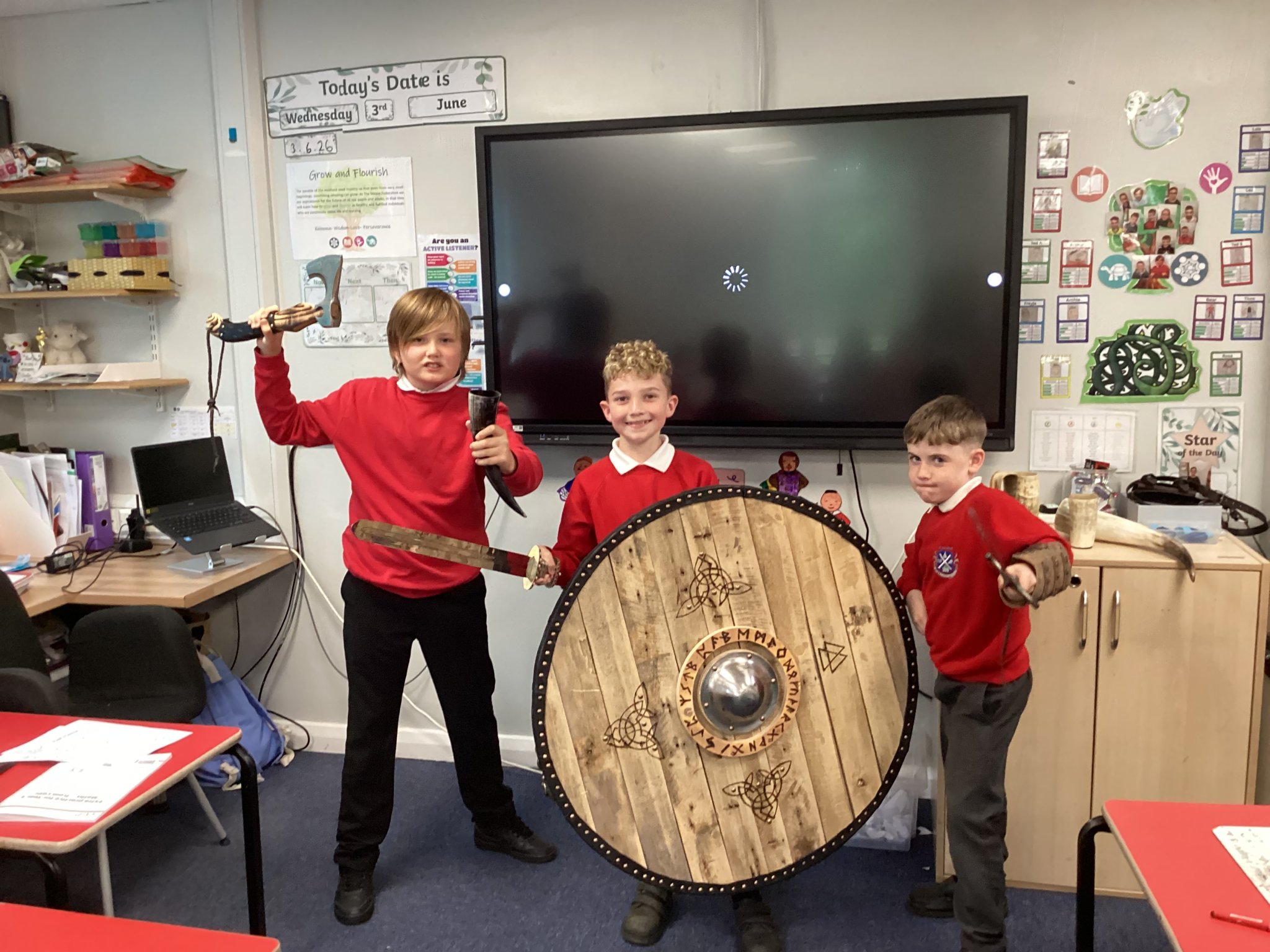 Image of Viking visitor