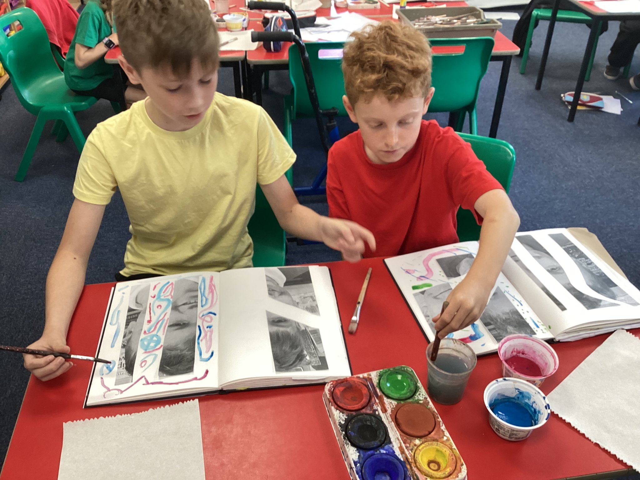 Image of Expressive brushstrokes
