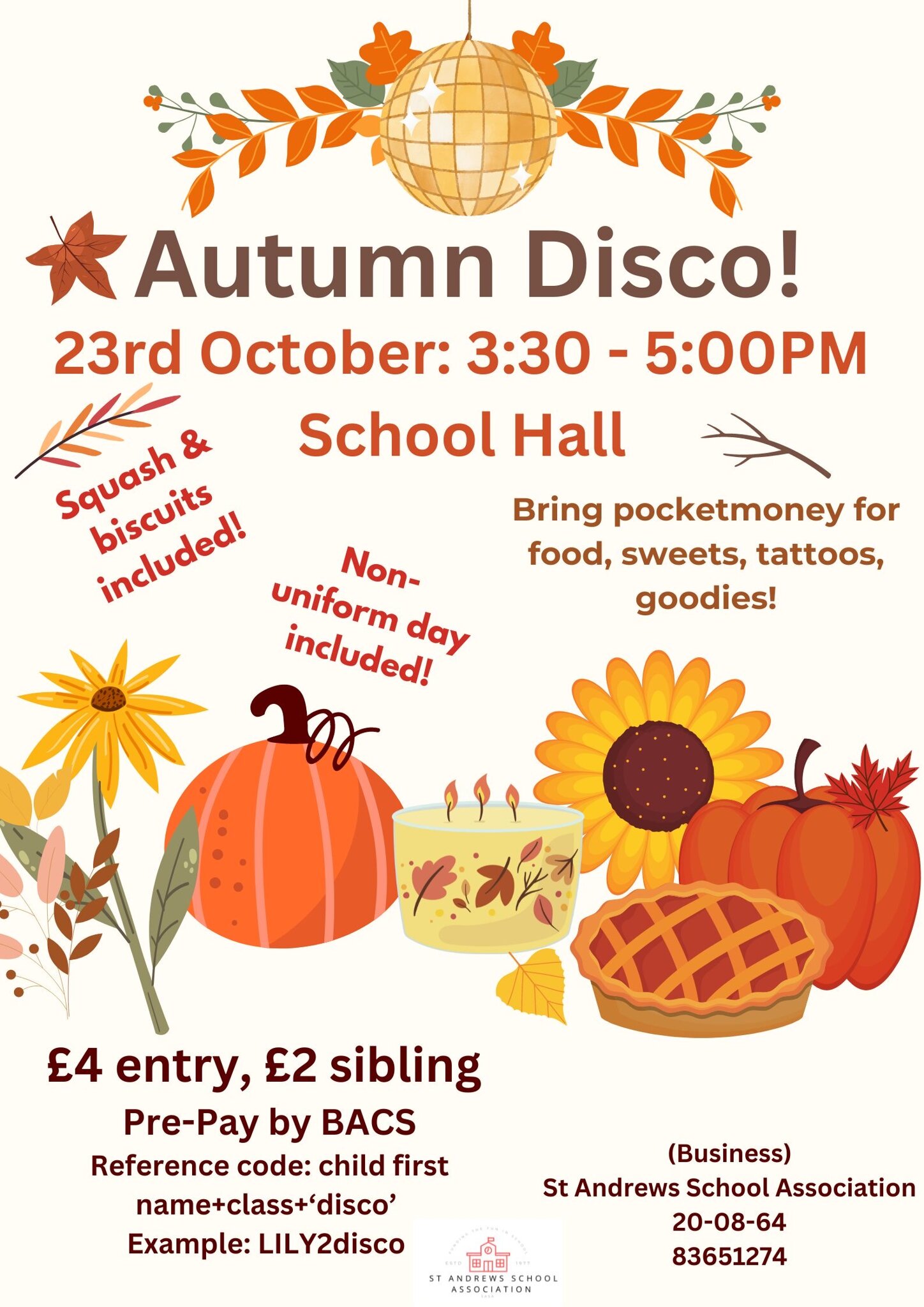 Image of Autumn Disco & non uniform day 