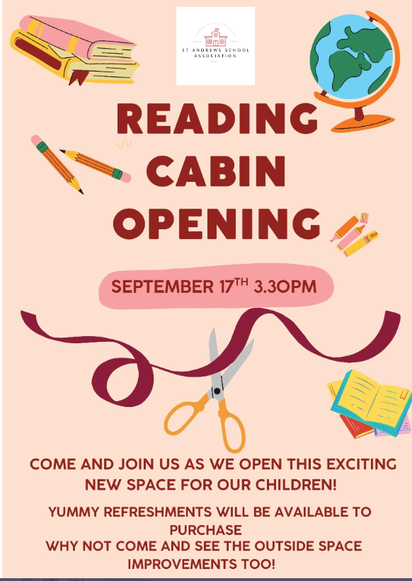 Image of Reading Cabin Official Opening- All welcome