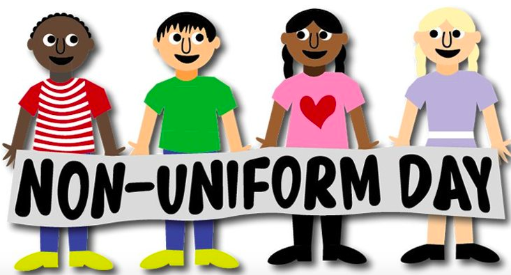 Image of Non Uniform day for the last day of term!