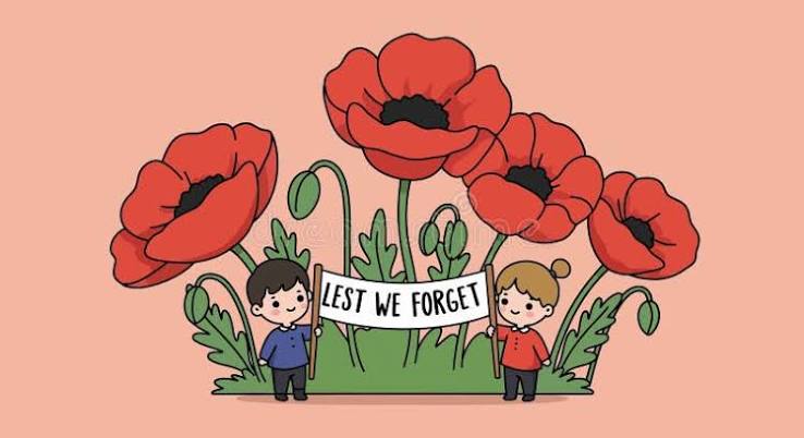 Image of Children at the Village hall for remembrance Sunday 10am all welcome 