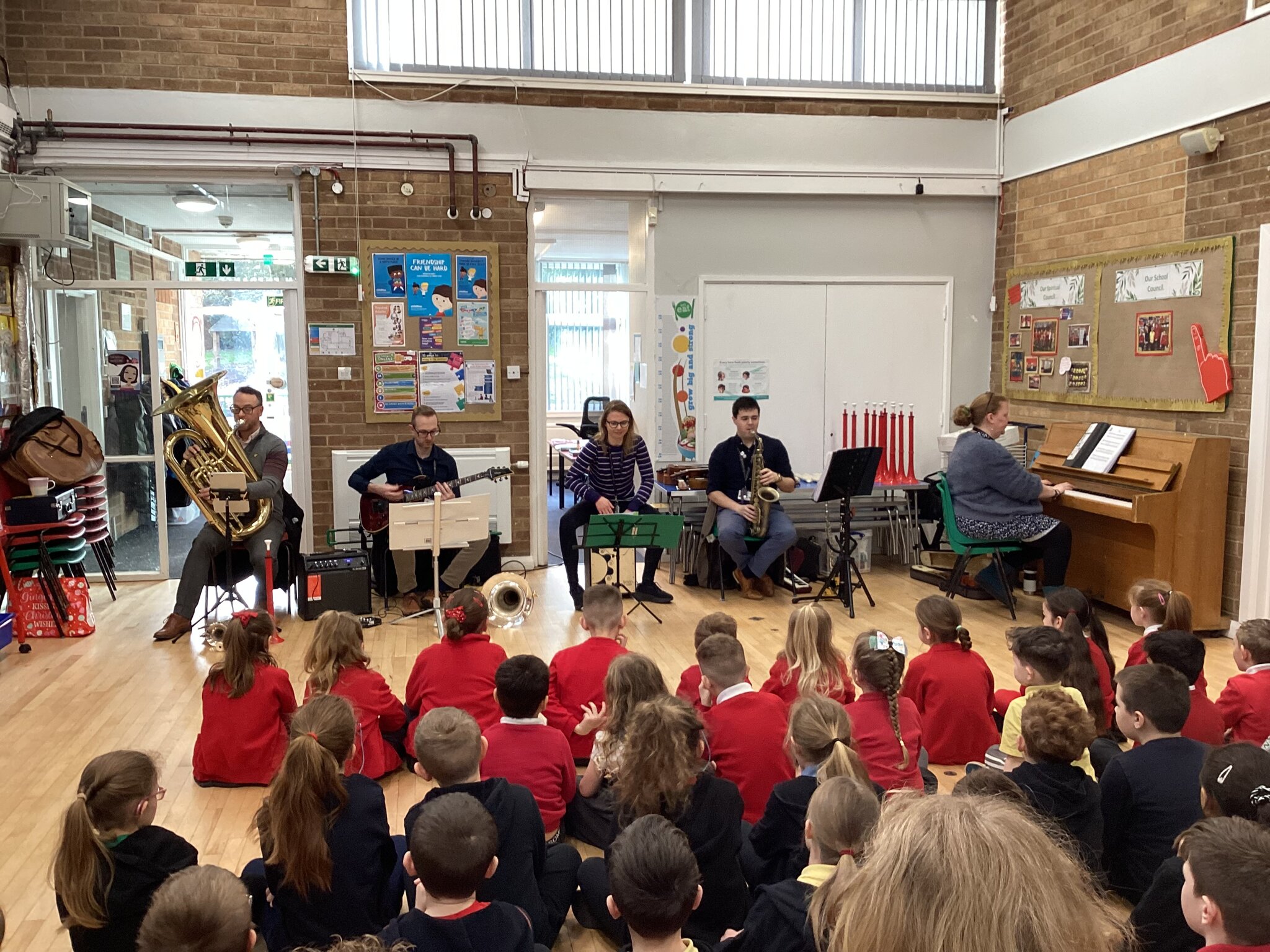 Image of Entrust music assembly.