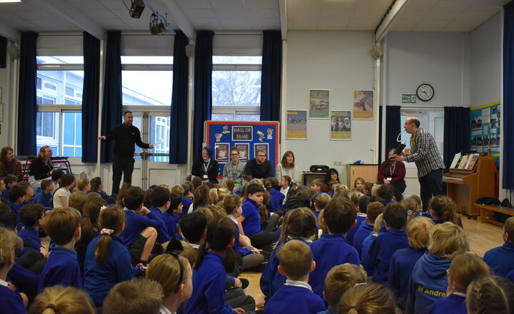 Image of Years 4&5 - Poetry workshop with James Carter