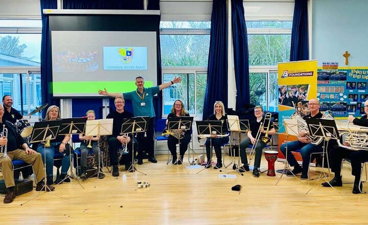 Image of Chinnor Silver Band visit St Andrew's 