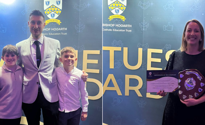 St Augustine's staff and pupils at the annual Trust Virtues Awards 2026