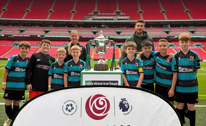 St Augustine's football team at Wembley