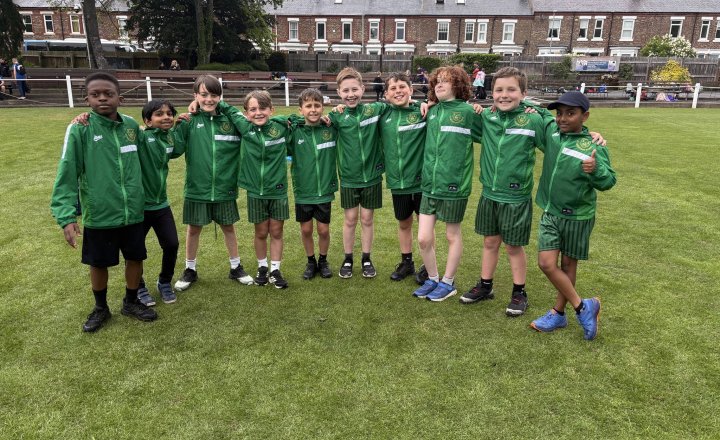 Year 5, St Augustine's pupils at the Darlington Primary Cricket Festival