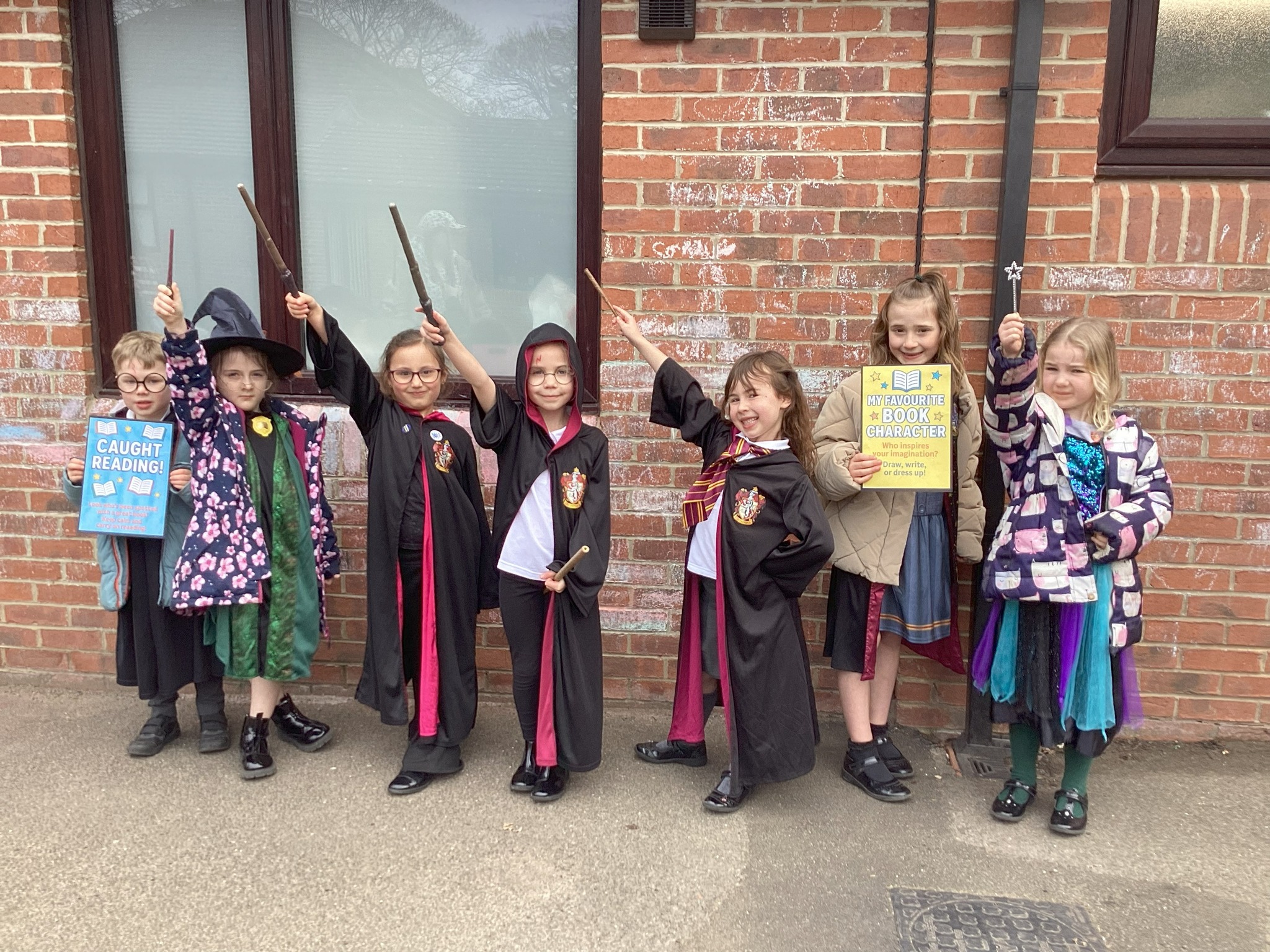 St Augustine's pupils in their amazing costumes to celebrate World Book Day