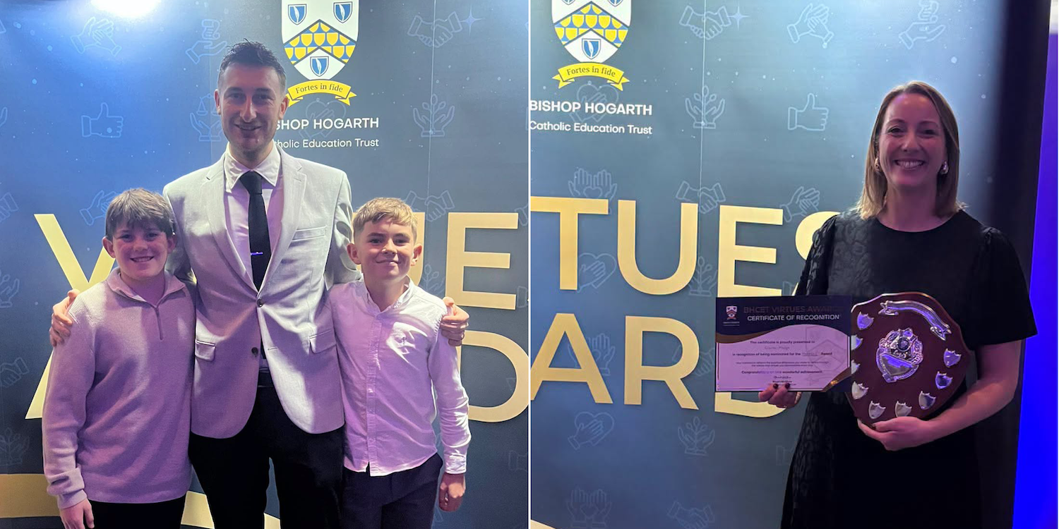 St Augustine's staff and pupils at the annual Trust Virtues Awards 2026