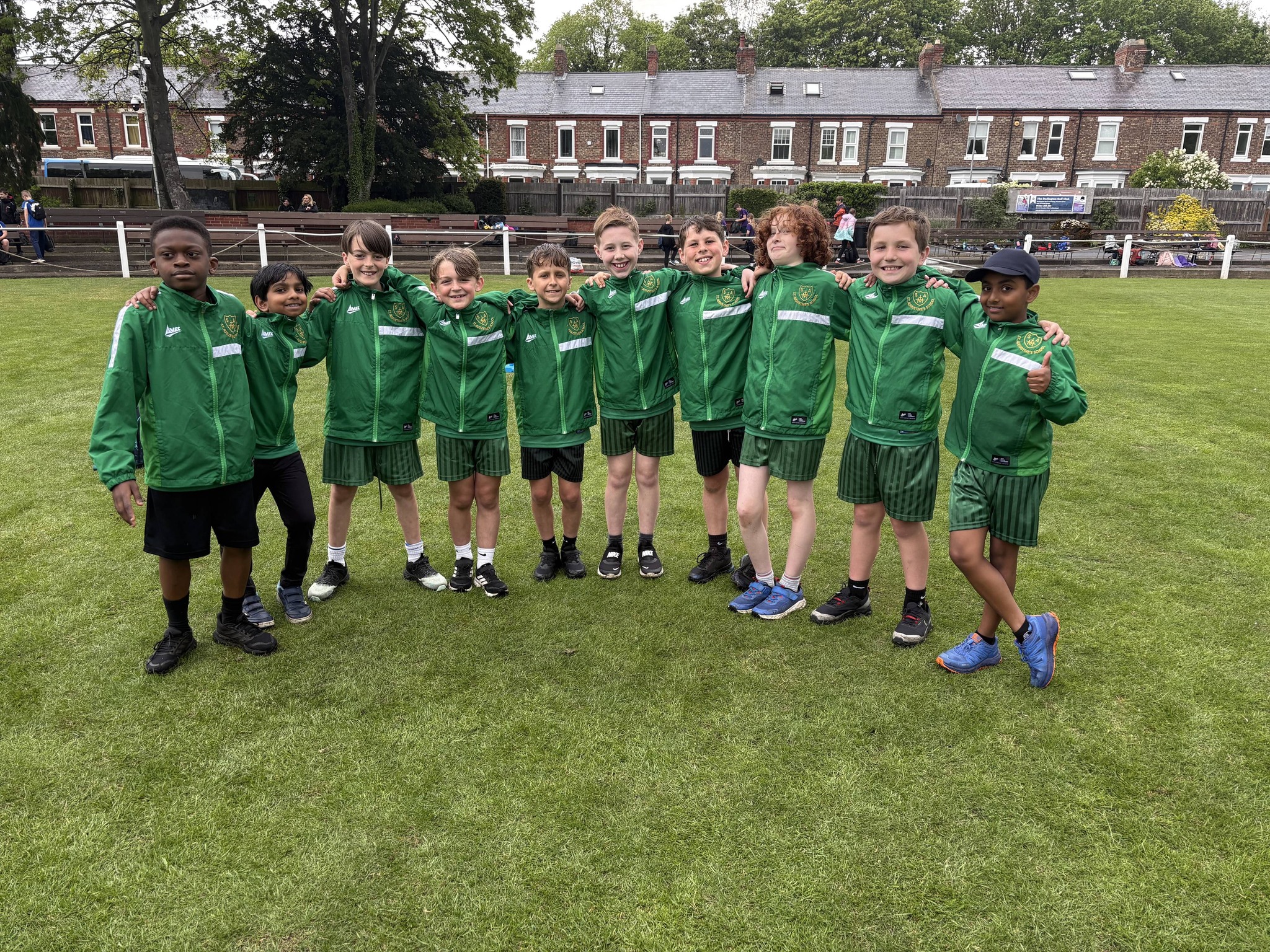 Year 5, St Augustine's pupils at the Darlington Primary Cricket Festival