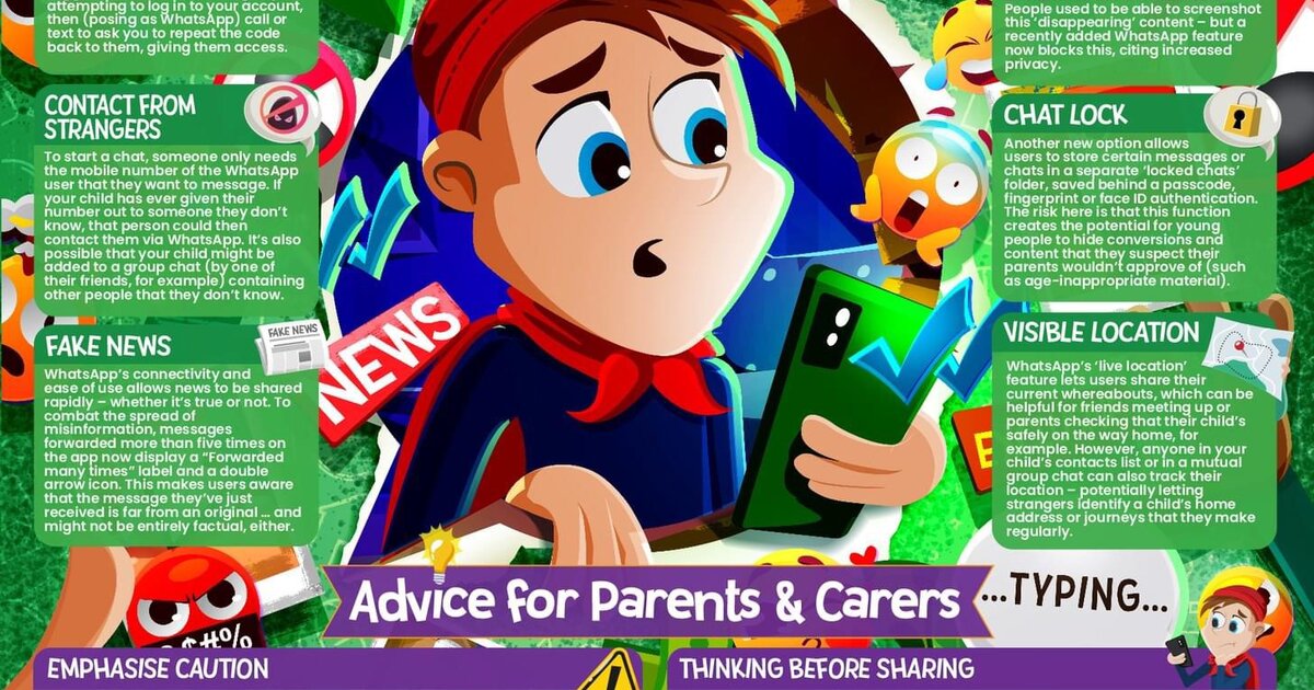 Online Safety WhatsApp Breaking News! St Barnabas Primary School, A