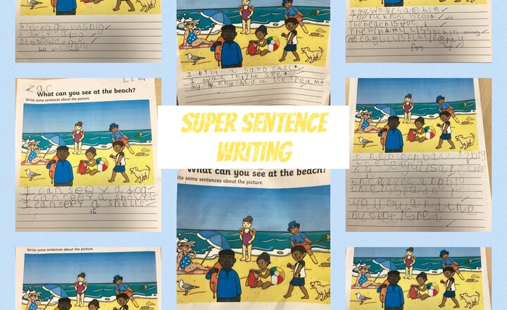 Image of Reception- Super sentence writing 