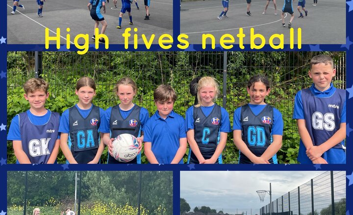 Image of High fives netball- through to the finals! 