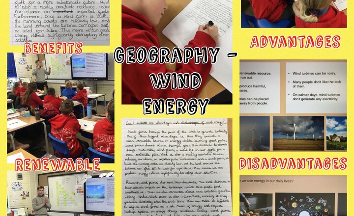 Image of Year 6 Geography - Wind Energy