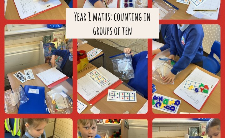 Image of Year 1 Maths:  Counting in groups of ten 