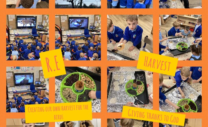 Image of Reception- R.E- Making a Harvest for the Birds 