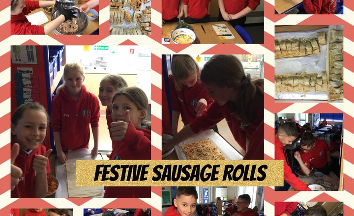 Image of Festive sausage rolls- Y6 DT