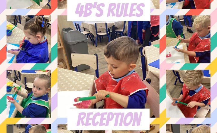 Image of Reception- handprint rules 