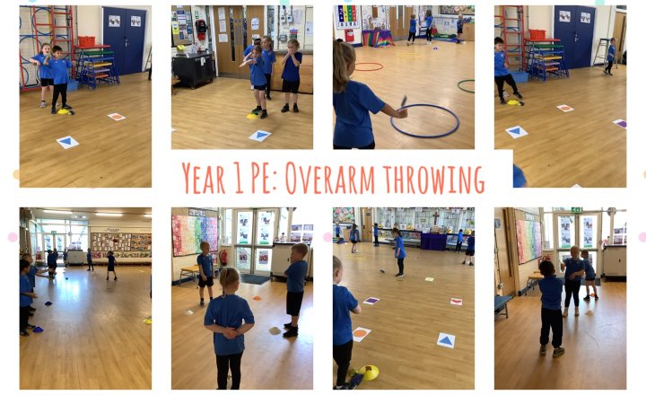 Image of Year 1 PE: Overarm Throwing