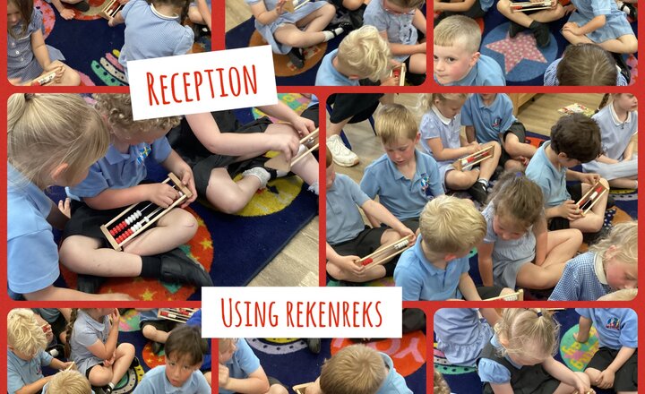Image of Reception Maths - Using rekenreks