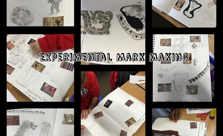 Image of Year 6 Art - Experimental Mark Making