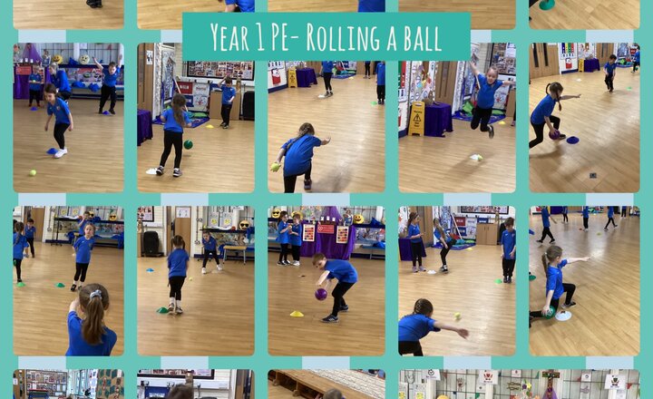 Image of Year 1 PE- Rolling a Ball 