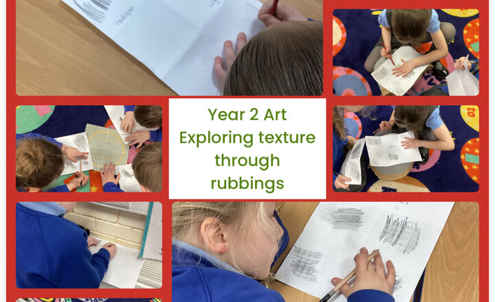 Image of Year 2 Art - Exploring texture through rubbings