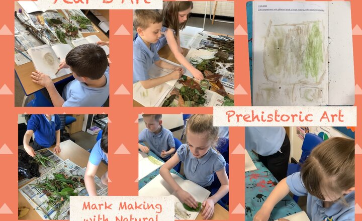 Image of Year 3 Prehistoric Art: Mark Making 