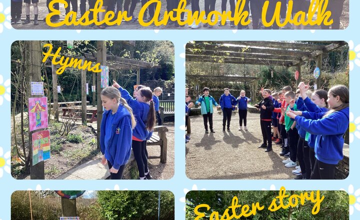 Image of Year 5 - Easter Artwork Walk