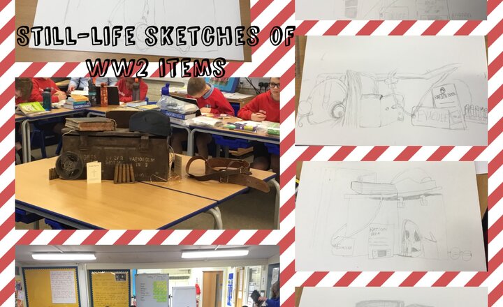 Image of Year 6 Art- Still-life sketching