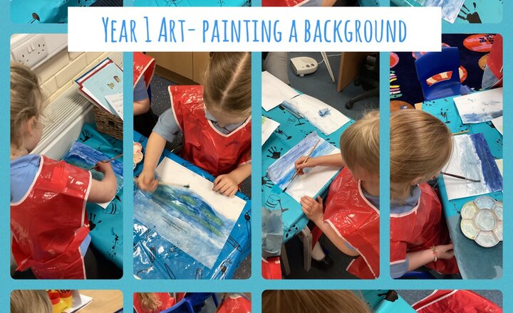 Image of Year 1 Art- Painting a Landscape 