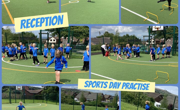 Image of Reception PE Sports Day Practise