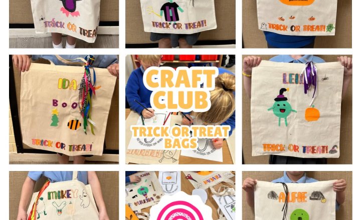 Image of Craft Club Trick or Treat Bags