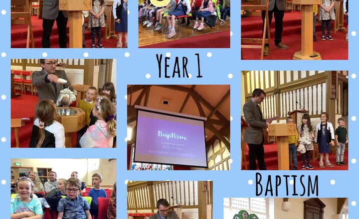 Image of Year 1- Mock Baptism