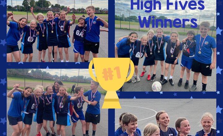 Image of Bee Stinger High Fives Netball Winners