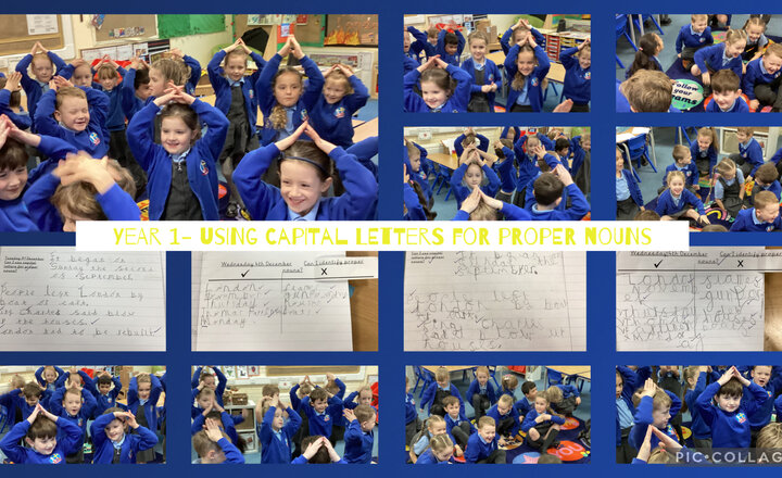 Image of Year 1 English- Capital Letters