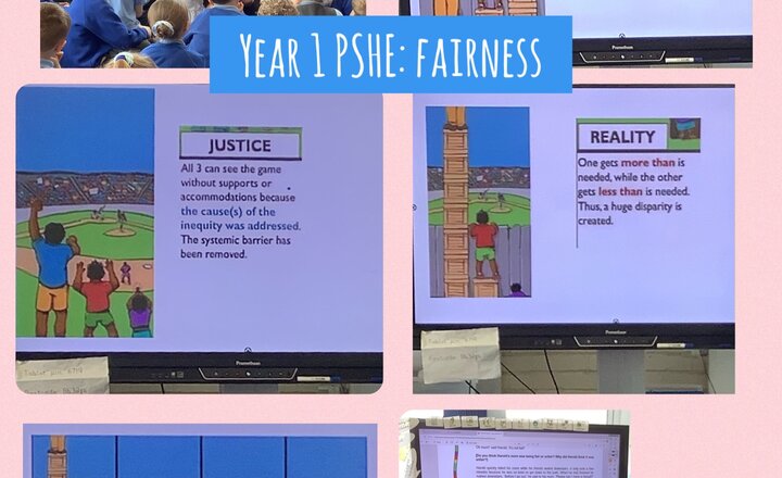 Image of Year 1 PSHE: Fairness