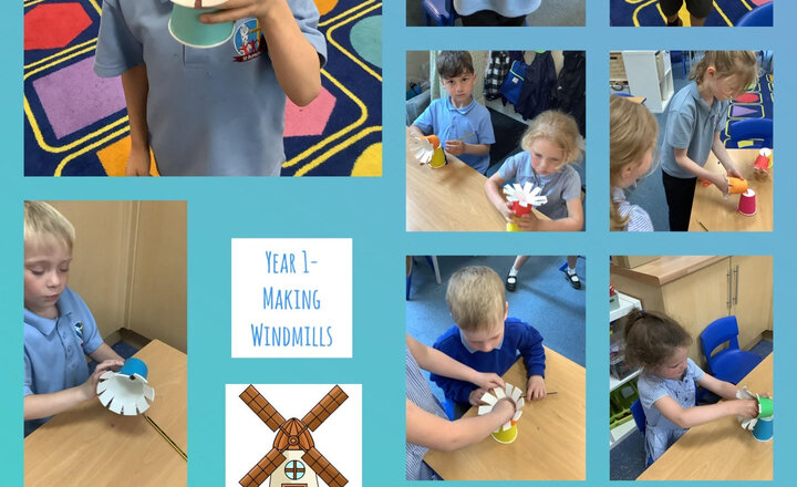 Image of Year 1 D&T- Making Windmills 