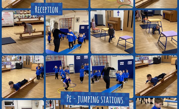 Image of Reception PE - Jumping Stations