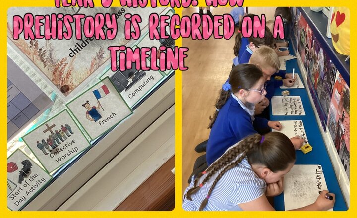 Image of Year 3 - History- Creating a timeline from 4500 BC to the Modern Era 