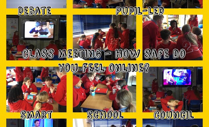 Image of Year 6 Class Meeting - How Safe Do You Feel Online?