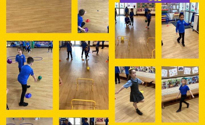 Image of Year 1 PE- Rolling a Ball 