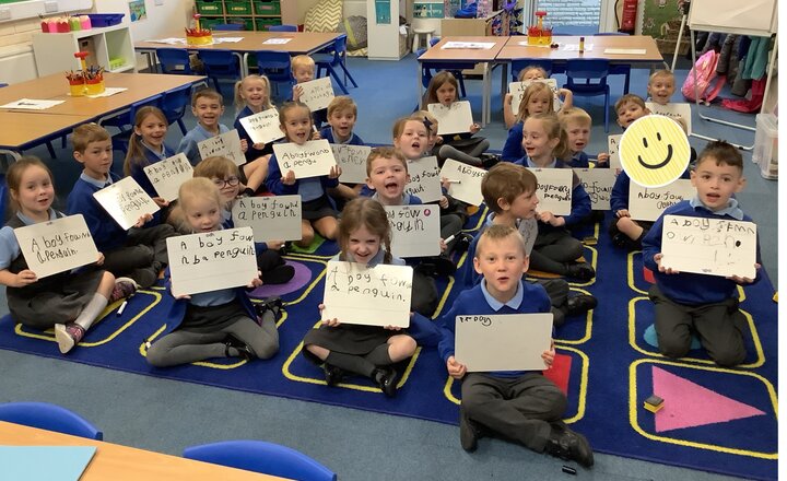 Image of Year 1- writing sentences 