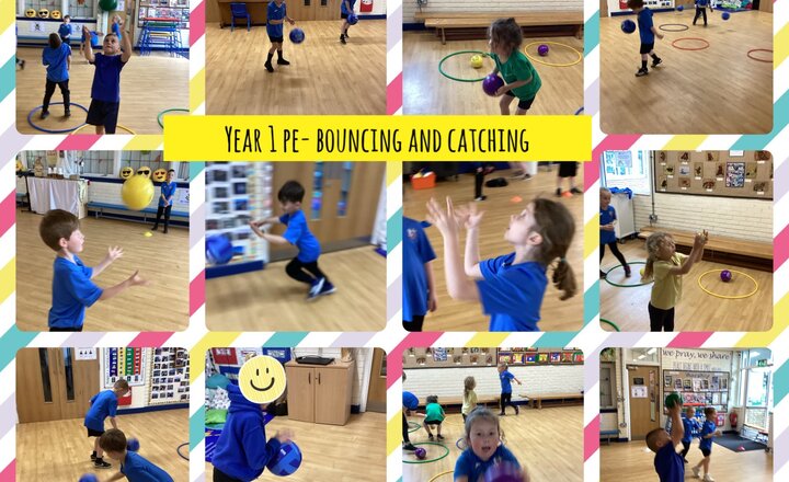 Image of Year 1 PE- Bouncing and Catching a Ball 