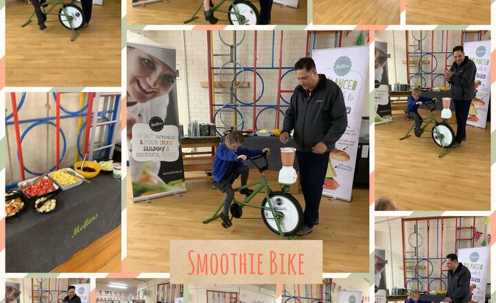 Image of Reception Smoothie Bike Visit 