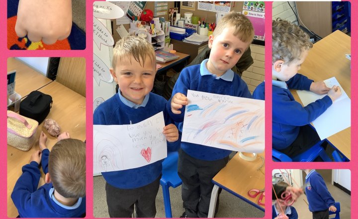 Image of Year 1: Making Kindness Cards and Bracelets 