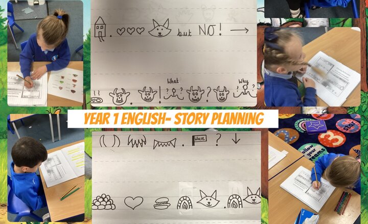 Image of Year 1 English- Story Planning 