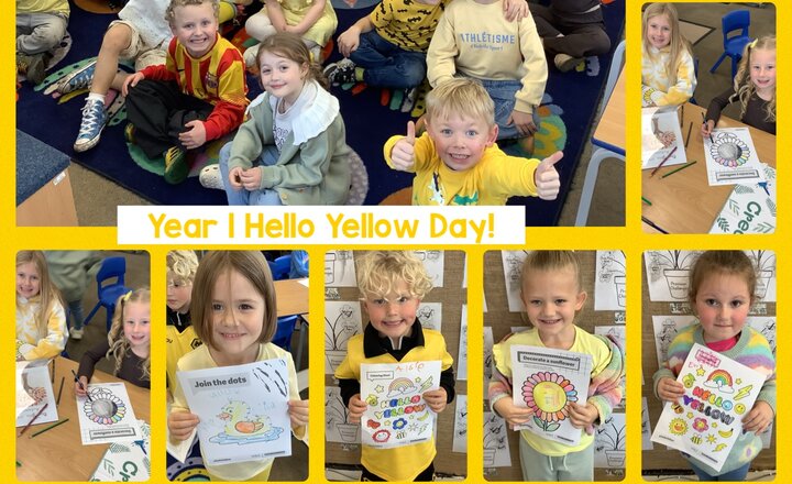 Image of Year 1 Hello Yellow Day